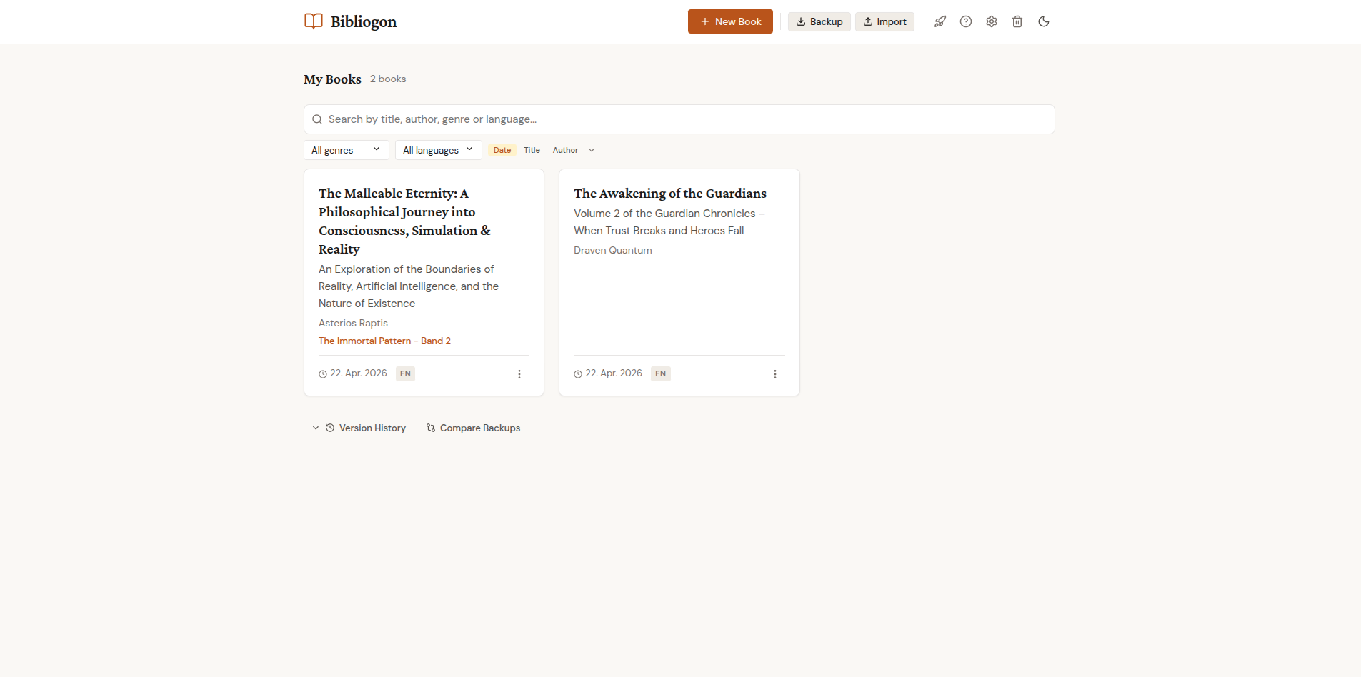 Dashboard: Filter und Sortierung